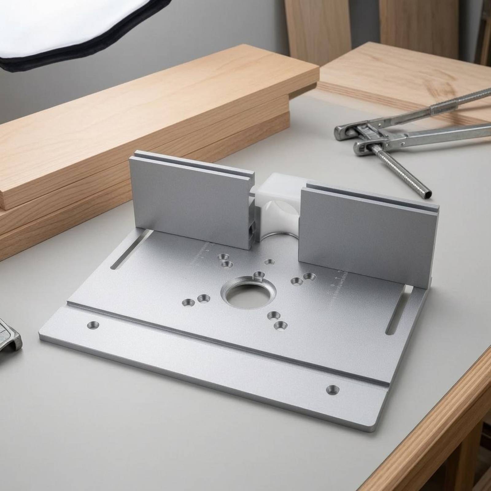 Woodworking Tool - Router Table Insert Plate Collar Inserts