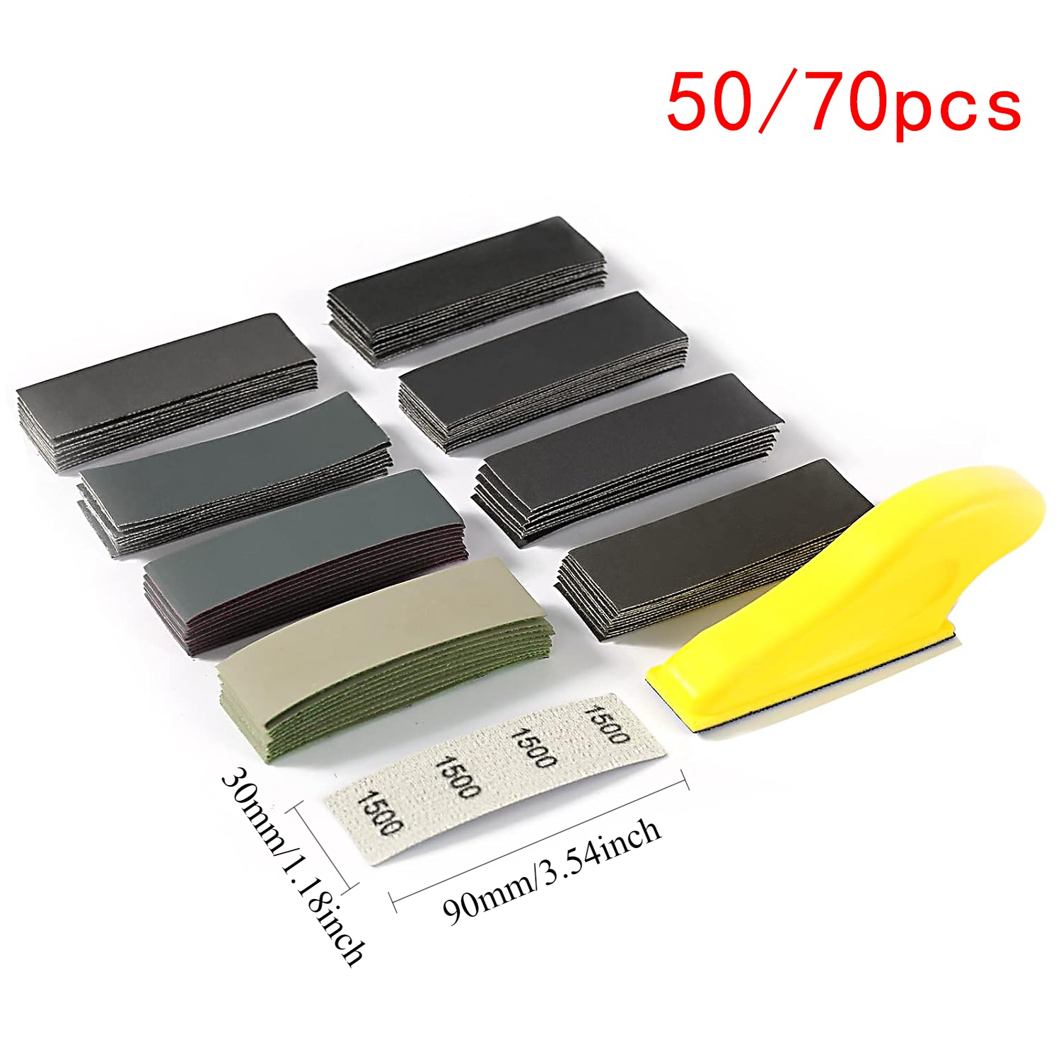 Woodworking Hand Tools - 71/51PCS Micro Detail Sander Paper Kit