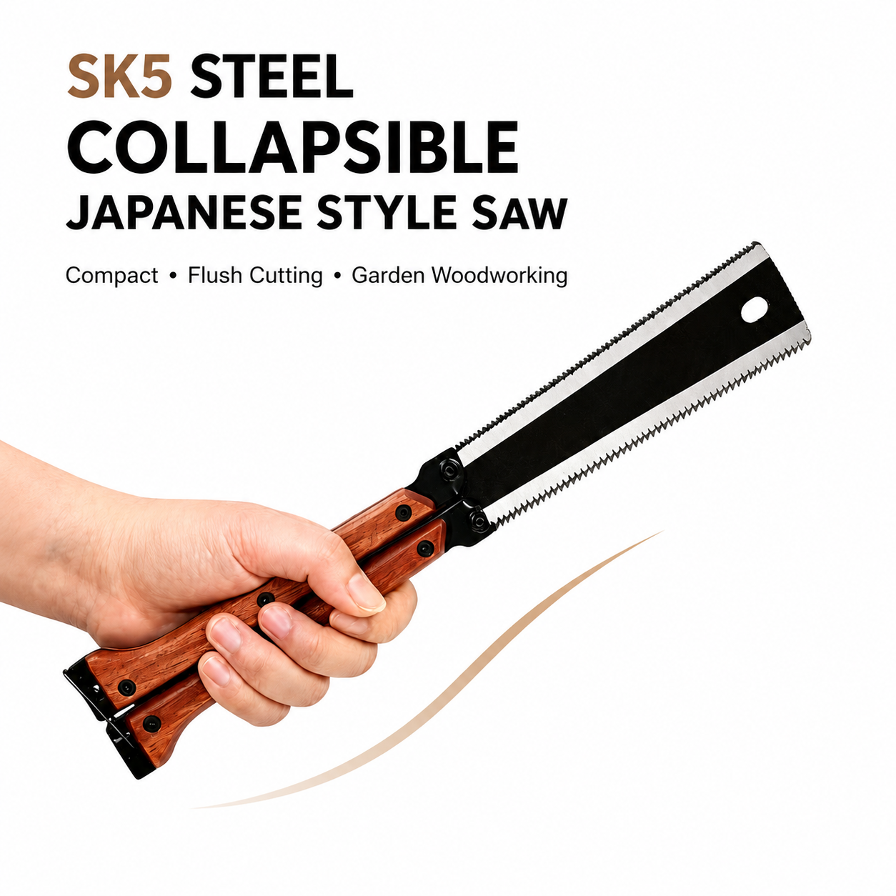 Woodworking In Japanese - SK5 Steel Collapsible Japanese Style Saw,