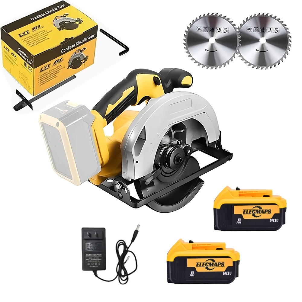 Woodworking Electric Saw - Cordless Circular Saw for Dewalt 20V
