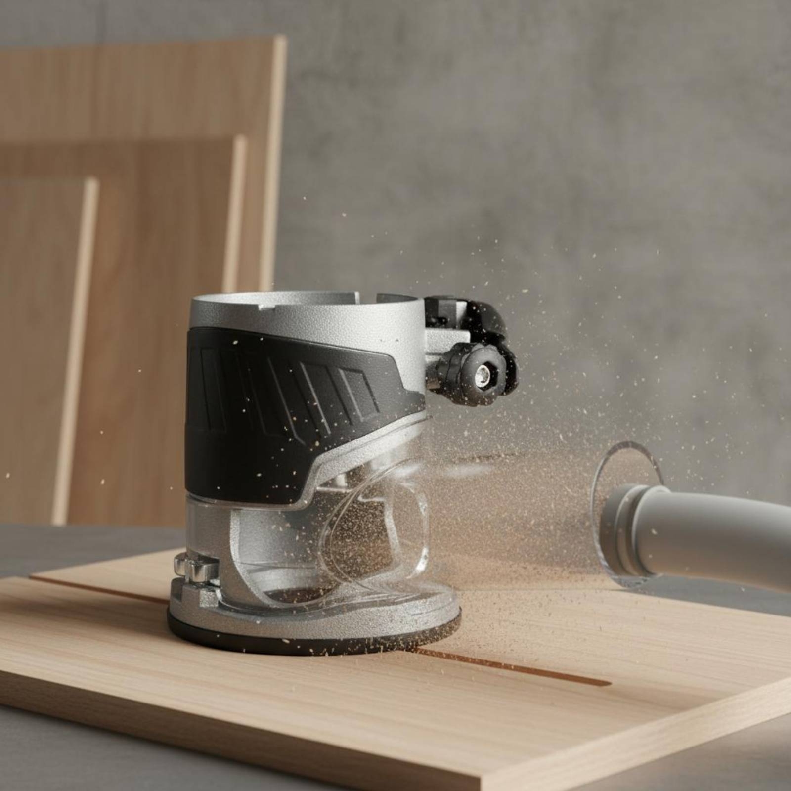 Transparent Router Dust Hood T – Vacuum Woodworking recenzja i cena