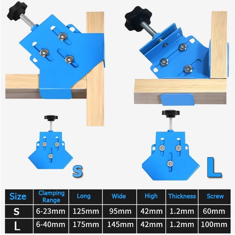 Upgrade S or L Woodworking Alu – Woodworking Right Angle Clamp recenzja i cena