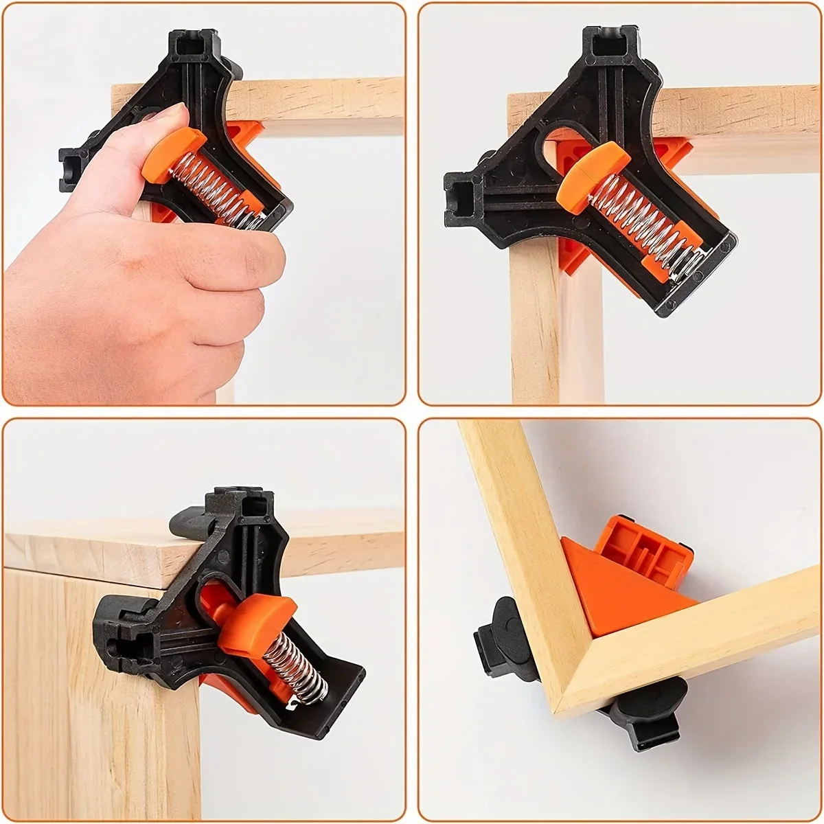 4PCS Right Angle Fixing Clip A – Woodworking Right Angle Clamp recenzja i cena