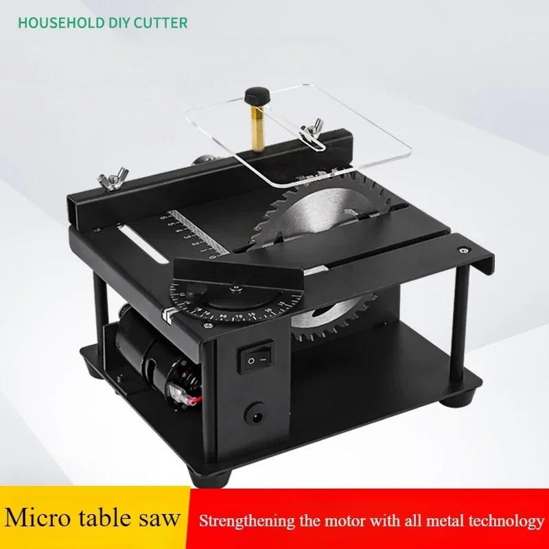 Micro Small Table Saw DIY Wood – Woodworking Electric Saw recenzja i cena
