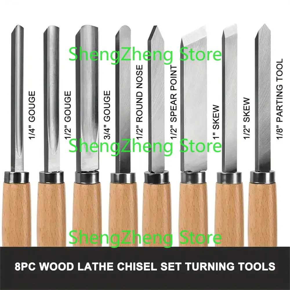 8Pcs Professional Wood Turning – Skew Chisel Wood recenzja i cena