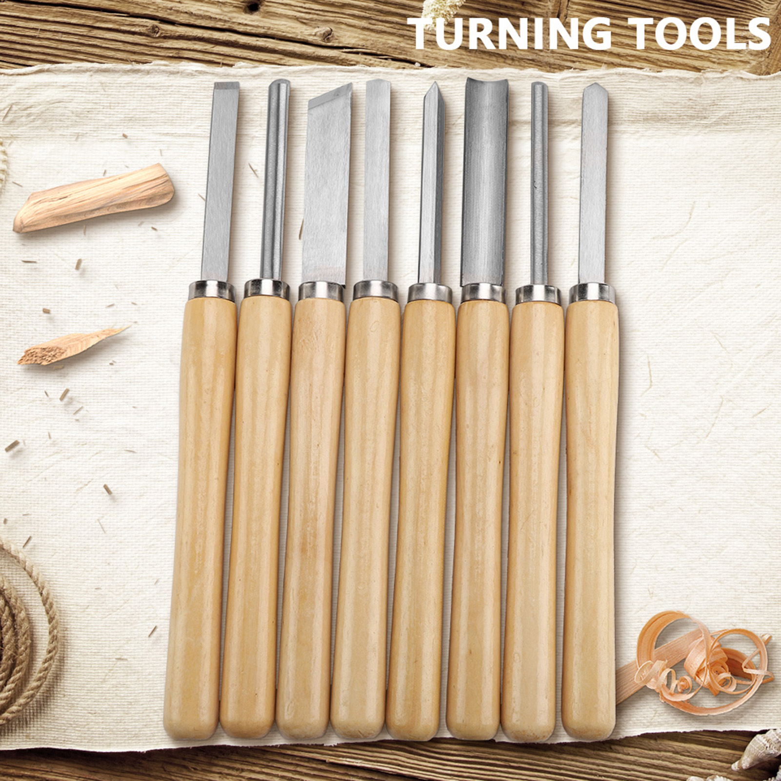 【Sale】8PCS/set Wood Lathe Chis – Skew Chisel Wood recenzja i cena