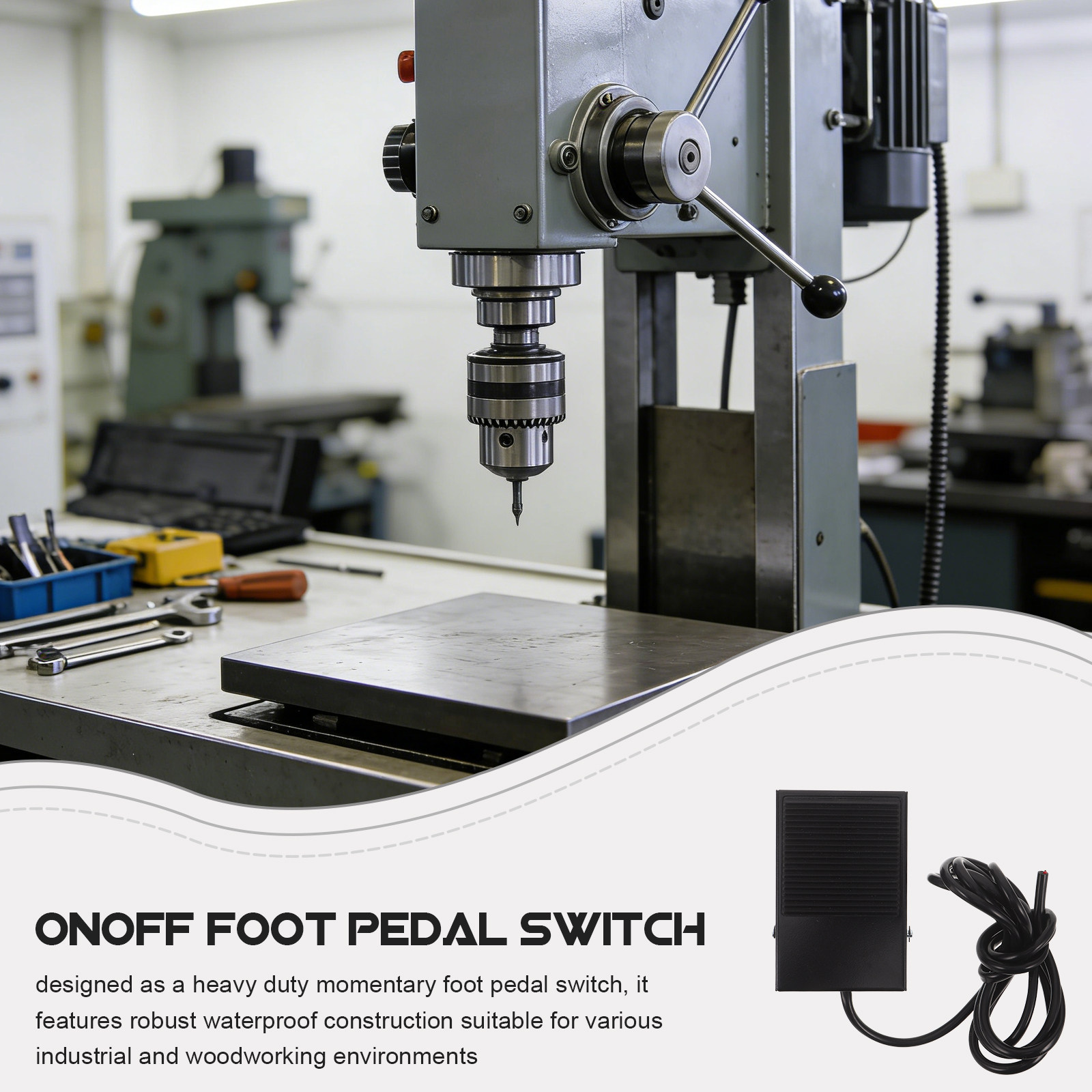 Machine Tool Foot Switch Heavy – Woodworking Tool recenzja i cena