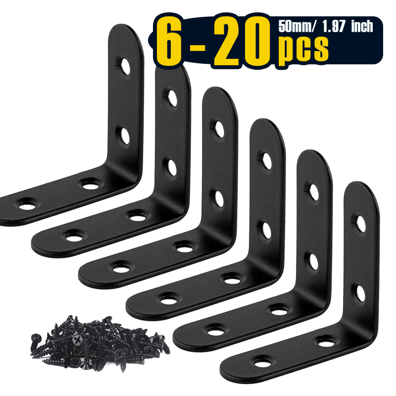 6-20Pcs L Bracket Right Angle  – Woodworking X Brace recenzja i cena