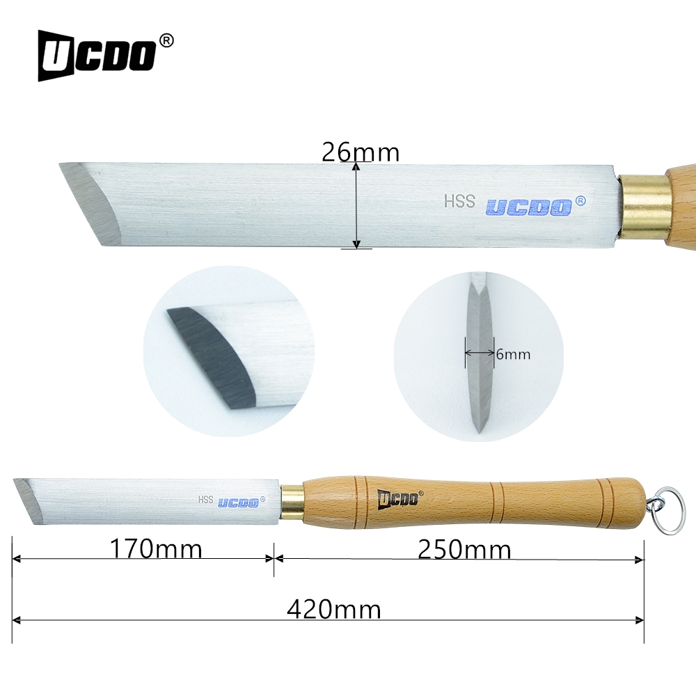UCDO HSS 26mm Woodturning Big  – Skew Chisel Wood recenzja i cena
