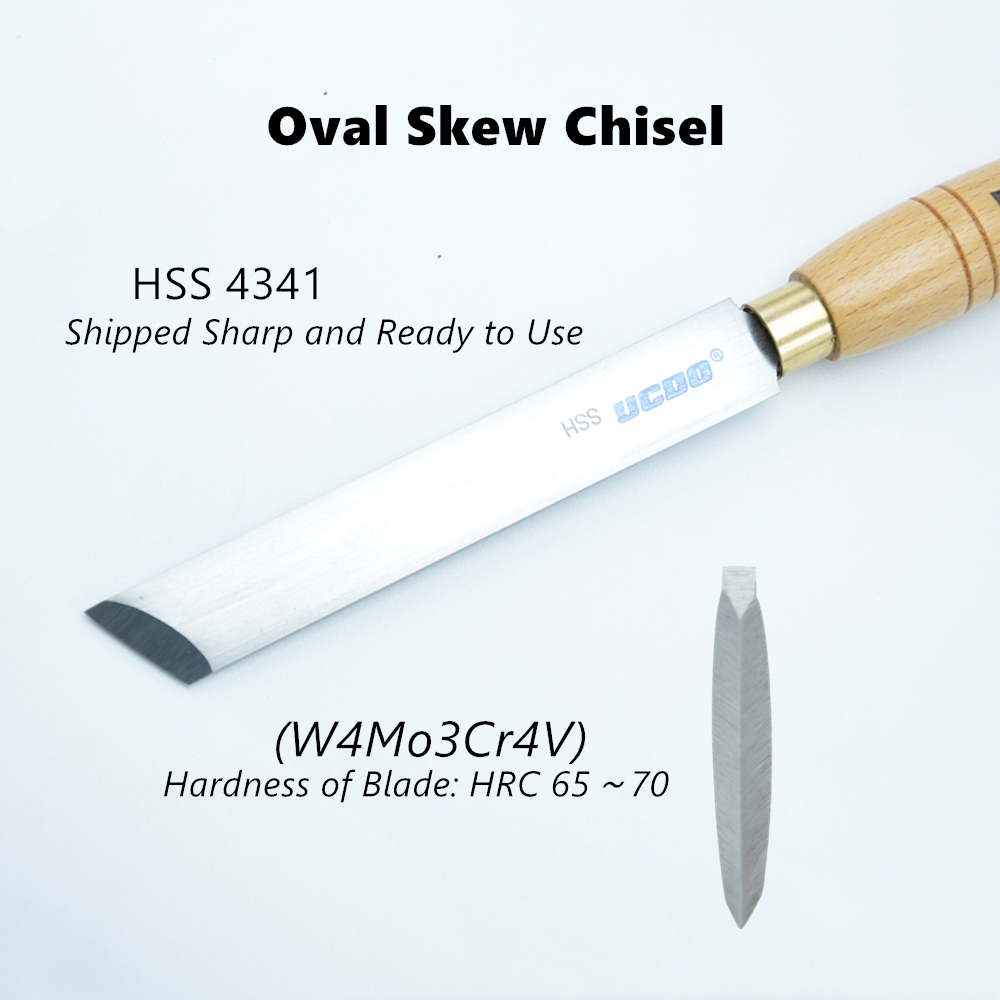 UCDO HSS 26mm Woodturning Big  – Skew Chisel Wood recenzja i cena