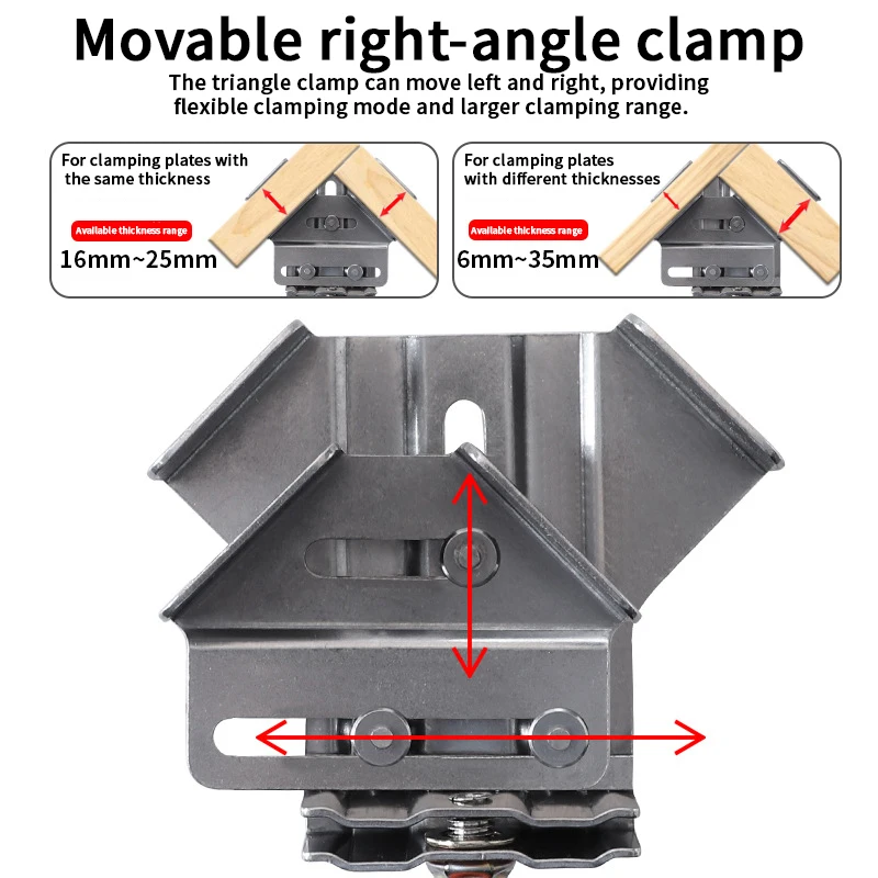 Stainless steel open/closed an – Woodworking Right Angle Clamp recenzja i cena
