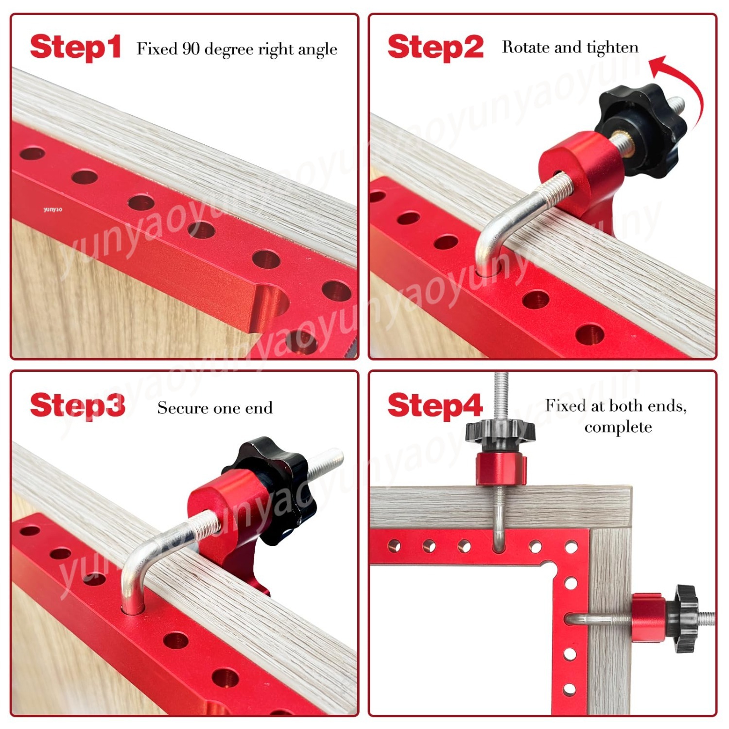 90 Degree Right Angle Position – Woodworking Right Angle Clamp recenzja i cena