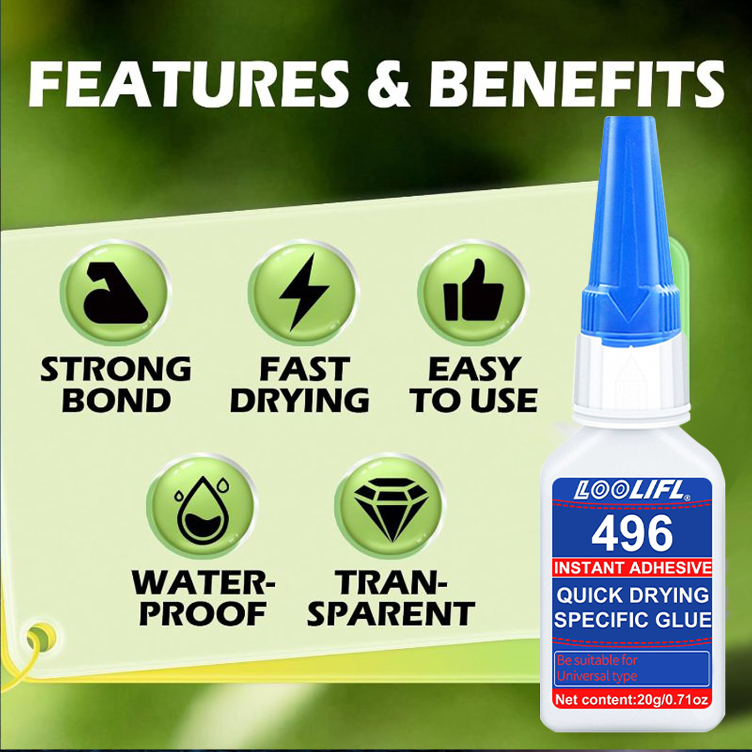 496 Multi-Purpose Super Glue C – Woodworking Tool recenzja i cena