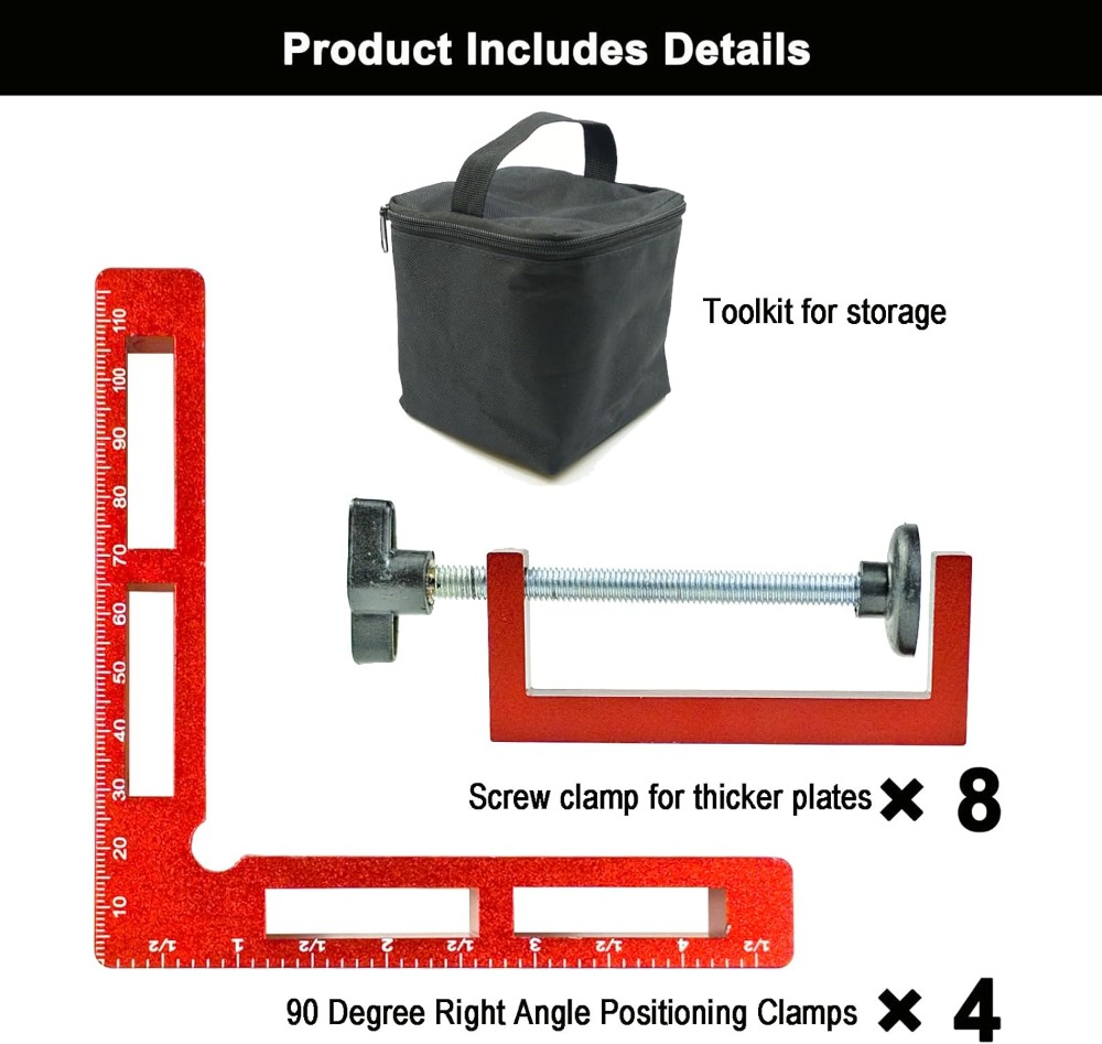 90 Degree Positioning Squares  – Woodworking Right Angle Clamp recenzja i cena