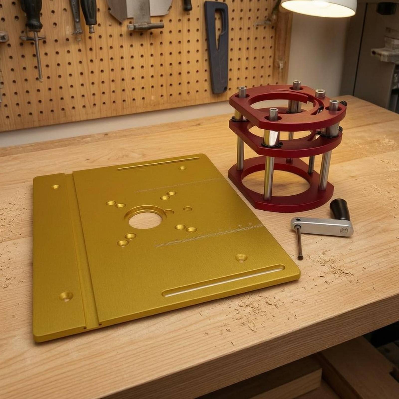 Manual Router Lift Hand Crank  – Woodworking Hand Tools recenzja i cena