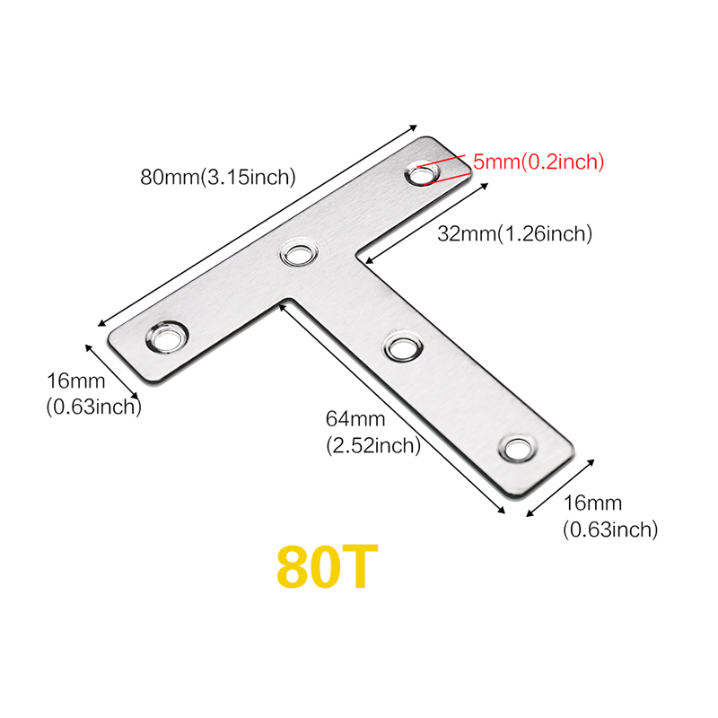 3-20pcs, T Shaped Mending Plat – Woodworking X Brace recenzja i cena