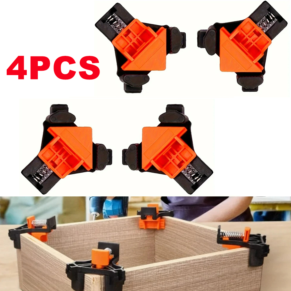 4PCS Right Angle Fixing Clip W – Woodworking Right Angle Clamp recenzja i cena