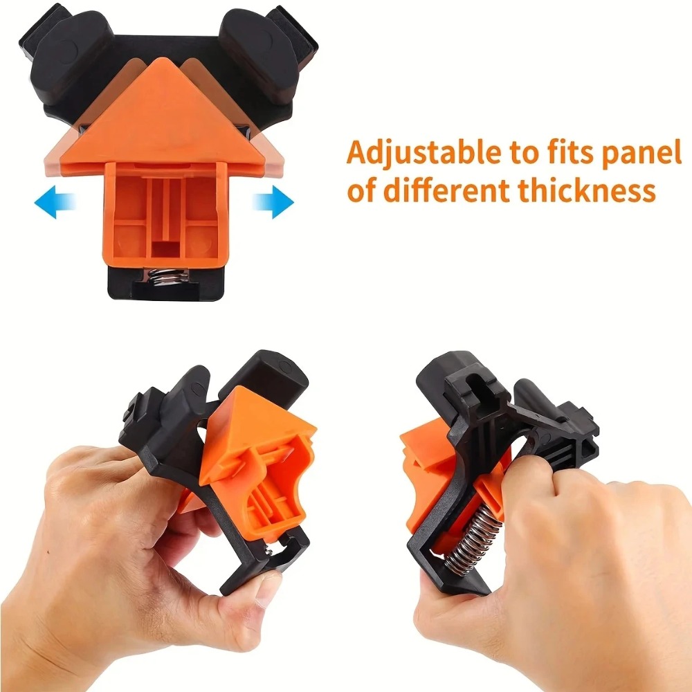 4PCS Right Angle Fixing Clip W – Woodworking Right Angle Clamp recenzja i cena